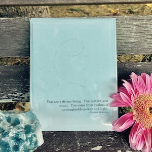 Spiritual Being Greeting Card Paper Spiritual Awakening Witch Wiccan Pagan Enlightenment Chakras Handmade