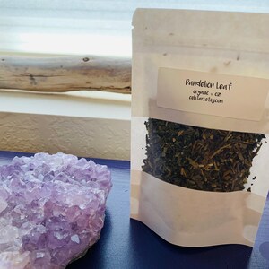 Dandelion Leaf Herbs Organic Culinary Grade 1/2 oz 14 grams