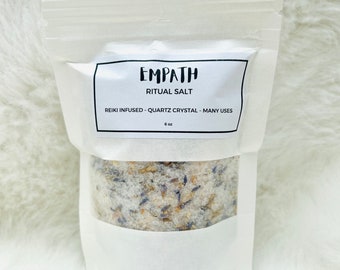 Empath Ritual Salt Bath Salts for empaths Spiritual Bath Tea for Cleansing Aura