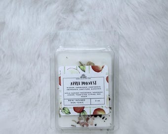 Apple Harvest Intention Soy Wax Melts Apple Wax Melts Fall Wax Melt Halloween Wax Melt Crystal Wax Melt Reiki Infused Wax Melt