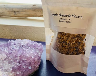 Whole Chamomile Flowers: Witchcraft Spell Herb (1/2 oz)