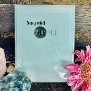 Stay Wild Moon Child Greeting Card Paper Spiritual Awakening Witch Wiccan Pagan Enlightenment Chakras Handmade Mercury Retrograde