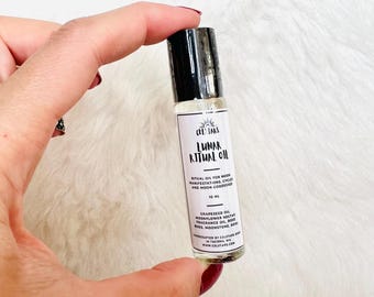 Lunar Ritual Oil: For Enlightenment, Full Moon Oil, New Moon Oil, Divine Feminine perfume oil Moonflower Nectar Scent