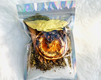 Abundance Intention Simmer Pot: Herbal Spell Ritual - Reiki Infused