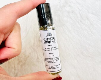 Cleansing Ritual Oil: For cleansing spiritual energy Spell Annointing Oil perfume oil White Tea Scent