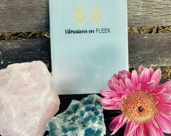 Vibrations on Fleek Greeting Card Paper Spiritual Awakening Witch Wiccan Pagan Enlightenment Chakras Handmade