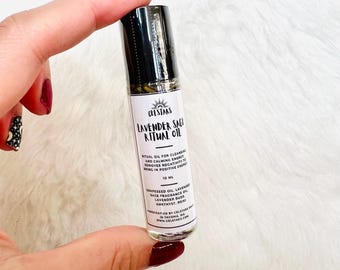 Lavender Sage Ritual Oil: For Cleansing Energy, Protection perfume oil Lavender Sage  Scent