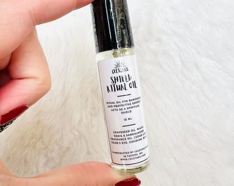 Shield Ritual Oil: For protection Spell Annointing Oil perfume oil White Orris Root Sandalwood Scent