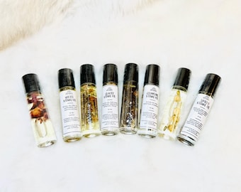 10 mL Ritual Oils Non-Toxic Fragrance Annointing Oil Candle Oil Candle Dressing Oil Gift for Witches Hair Body Oil Perfume OIl