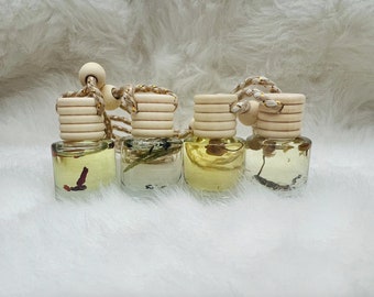 Intention Car Diffuser Car Air Freshener Non-Toxic Car Freshener Herbs Crystal Reiki Infused Car Diffuser gift for witches