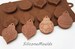 8 cell Hanging Christmas Tree Bauble Silicone Bakeware Mould Candy Cake Mold Cupcake Toppers / Resin / Wax / Soap 