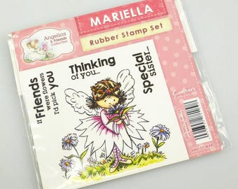 Angelica and Friends - MARIELLA Rubber Stamp Set (Crafters Companion)