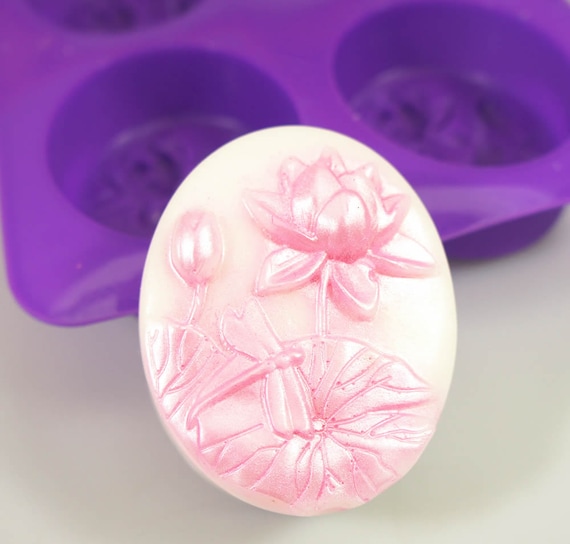 Dragonfly Silicone Mold For Soap Making - DIY Craft Mold For Resin, Chocolate, And Candles