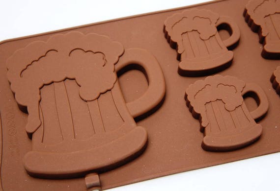 2 Cell LARGE SLAB BAR Mould makes Bars Approx 275g Chocolate Candy Bar Silicone  Mold 