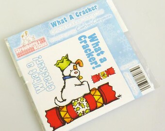 STAMP Strawberry Kisses - WHAT A CRACKER Stamp Set    (Crafters Companion)