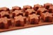 15 Chocolate 3D Star Silicone Mould, BROWN Silicone Mold Candy Bakeware Mould for Cupcake Toppers, Wax Melts, Resin, Decorations 