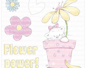 STAMP Strawberry Kisses - Flower Power Stamp Set   (Crafters Companion)