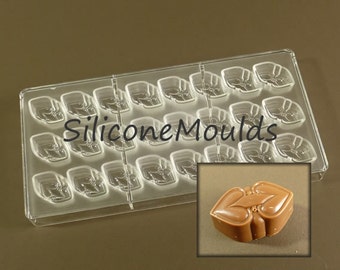 24 cell CELTIC HEARTS Valentines Love Professional Polycarbonate Chocolate Candy Mold Mould