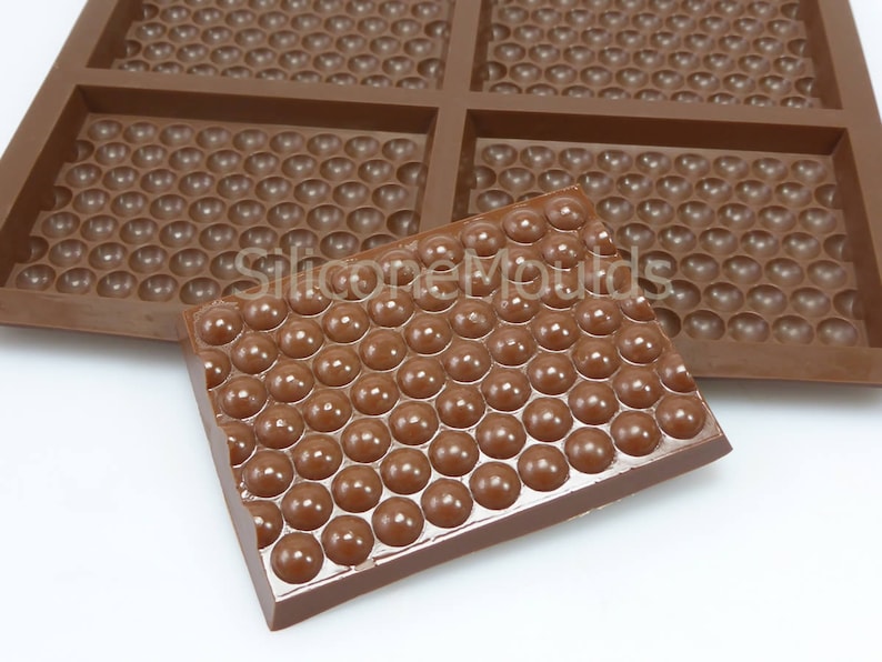4 cell BUBBLE WRAP Chocolate Snap Bar Mould finished weight Etsy