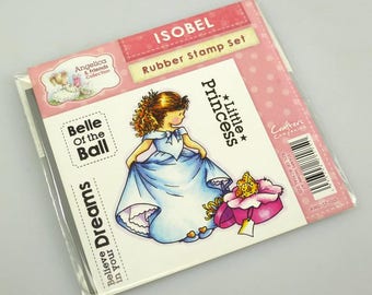 Angelica and Friends - ISOBEL Rubber Stamp Set (Crafters Companion)