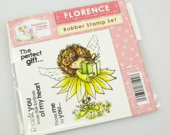 Angelica and Friends - FLORENCE Rubber Stamp Set (Crafters Companion)