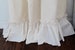 Ruffled Cotton Curtain Panels | Ruffled Curtains | Farmhouse Decor | Shabby Chic Bedding | Farmhouse Style | Ruffled Linens 