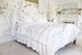 Ruffled Duvet Cover | White Bedding | Duvets | Shabby Chic Bedding | Romantic Bedding | Ruffled Bedding 