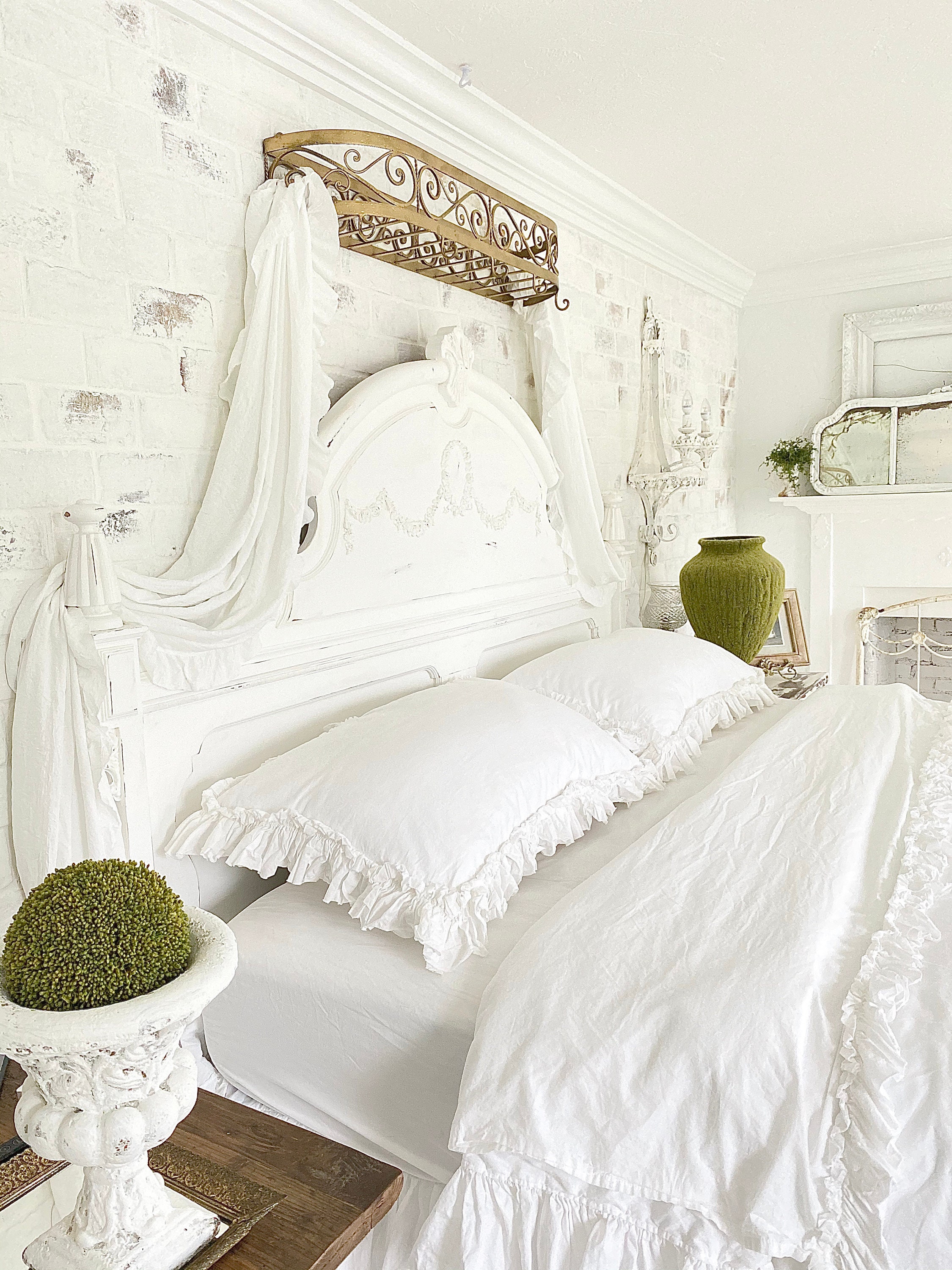 Ruffled Pillow Shams Ruffled Shams Matelasse Pillow Cases Etsy