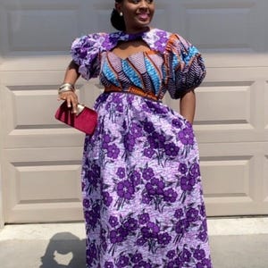 Lila maxi dress