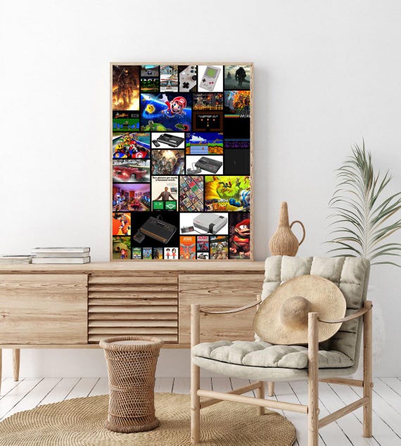 Video Game Systems Collage
