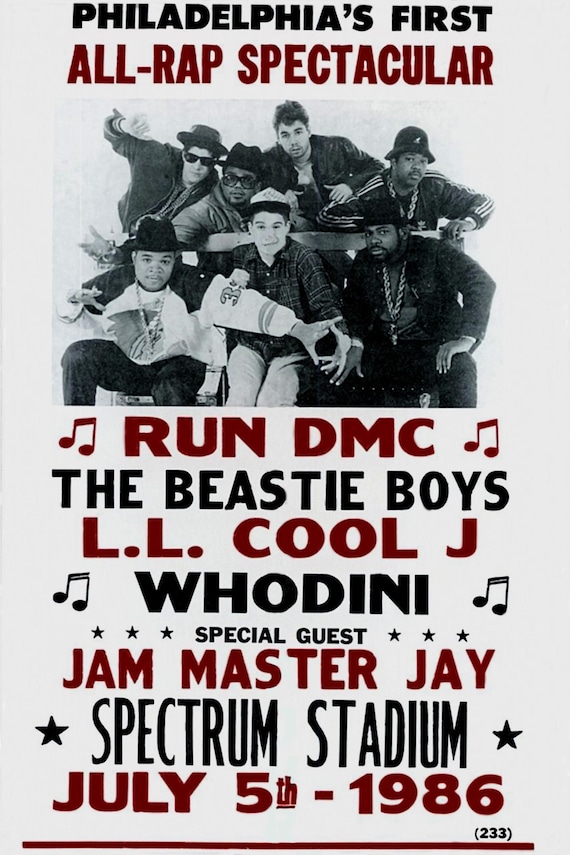 RHCP / Beastie Boys 海外コンサートポスターセット Beastie Boys 1992