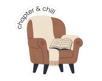 Cozy Reading Stickers: Book Lover Planner Decor - Chapter & Chill
