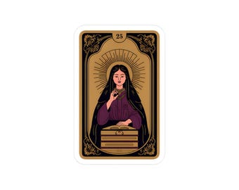 Goddess Tarot Kiss-Cut Stickers | Spiritual Decor, Unique Gifts, Laptop Accessories, Art Stickers, Witchcraft Supplies