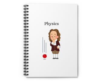 Physics Spiral Notebook - Science Student Gift