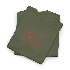 Give Em Hell Tシャツ、エッジの効いたグラフィックTシャツ、ユニセックスのヘビーコットンシャツ、オルタナティブストリートウェアTシャツ、レトロなスローガンシャツ、彼女または彼へのギフト 画像 13