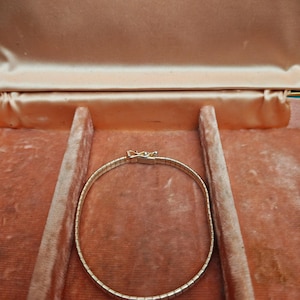 Omega Sterling Silver Bracelet