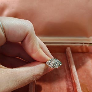 Vintage 14k White Gold Ring