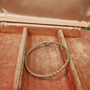 Sterling Silver Twist Bracelet