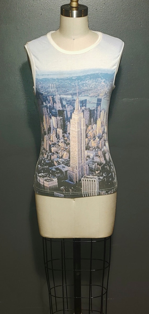 Vintage New York City T-Shirt - 1980's Sleeveless 