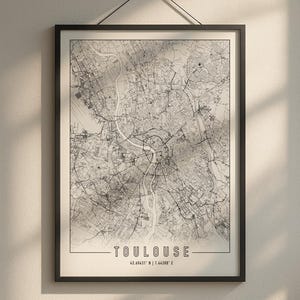 Kaart van Toulouse