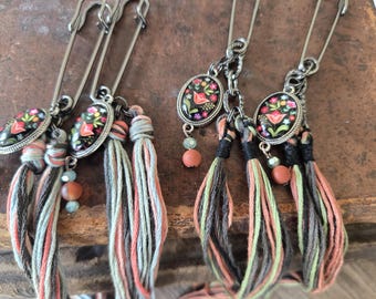 Tzitzit for Women, Decorative Tassel, Bag & Purse Accessory, Keychain, Bookmark, Rear View Mirror Decor