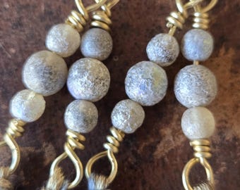 Rustic Tzitzit for Women, Decorative Hebrew Tassel, Bag & Purse Accessory, Keychain, Rear View Mirror Decor