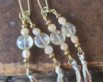 Tzitzit for Women, Decorative  Tassel, Bag & Purse Accessory, Keychain, Bookmark, Rear View Mirror Decor