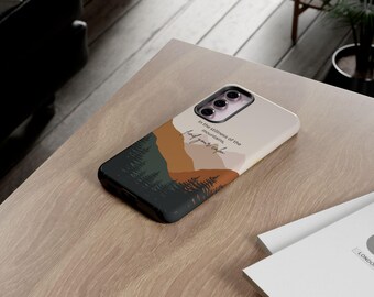 Mountain Landscape Samsung Phone Case - Find Your Calm, Nature Lover Gift, Adventure Phone Cover, Travel Accessory, Outdoor Enthusiast