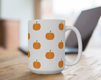 Tazza a forma di zucca, tazza da caffè da 440 ml, accogliente bicchiere autunnale, decorazione autunnale, regalo di Halloween, accessorio da cucina in stile rustico, tazza da caffè autunnale