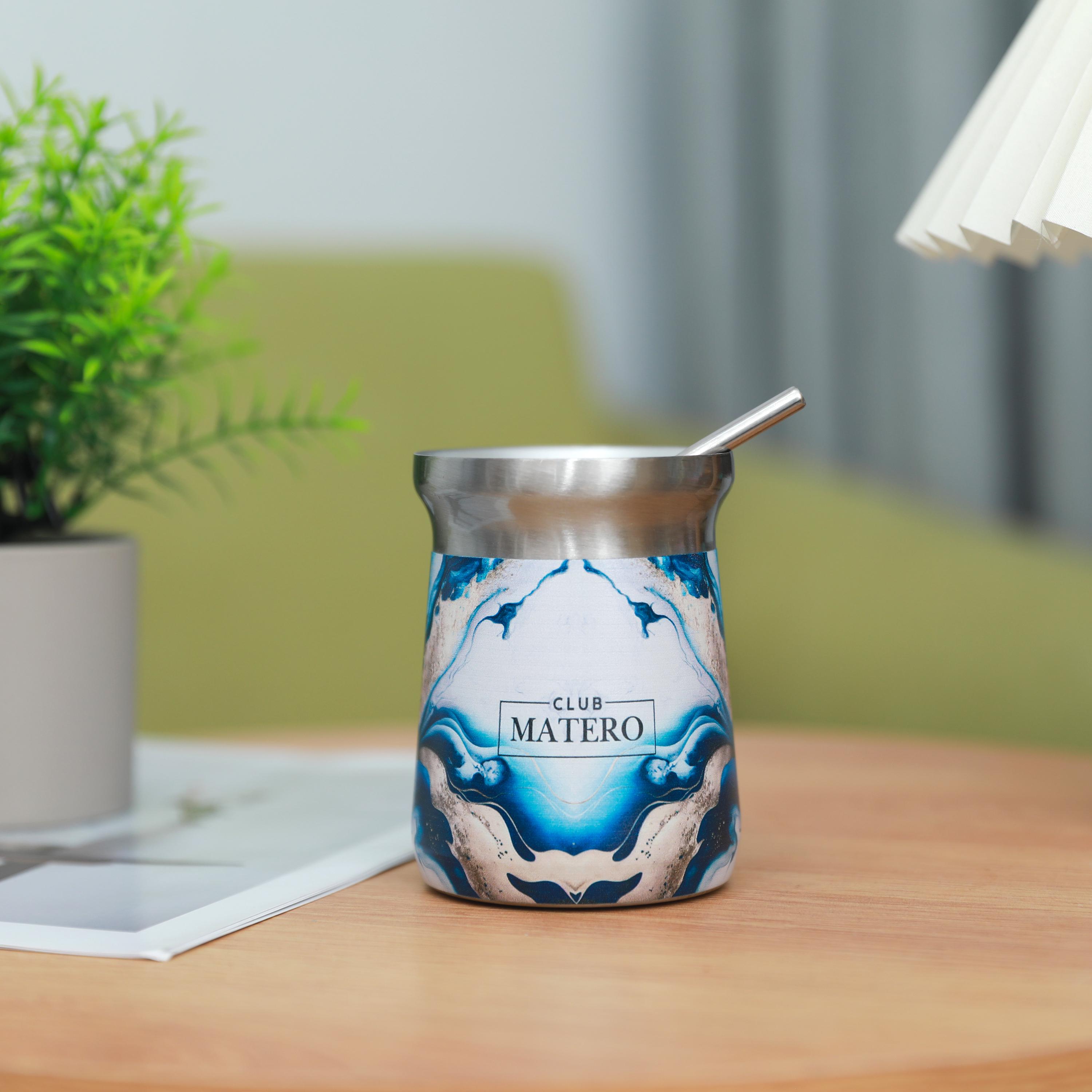 マテ茶器3点セット レザー＆メタル装飾PREMIUM IMPERIAL Mate imperial - Etsy 日本