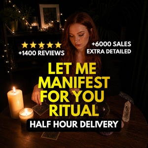 Låt mig manifestera för dig, mediumläsning, psykisk läsning, personlig ritual, kärlek, tur, karriär, för dig, personlig, samma timme