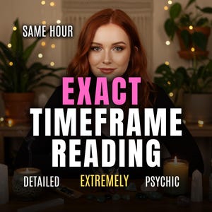 Genauer Time Frame Psychic Reading | Wann wird es passieren? Tarot Voraussage | Same Hour Timing Einblick