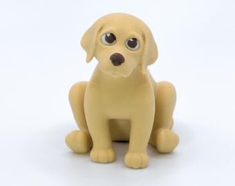 Figura de Labrador Retriever impresa en 3D: recuerdo conmemorativo personalizado