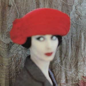 Vogue Elegance – Norman Parkinson - &quot;After Van Dongen&quot;, Adele Collins in an Otto Lucas Toque, 1959 | Vintage Fashion Photography